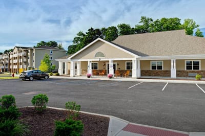 Exterior view of Glenmont Abbey Village entrance