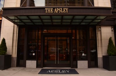 Front entrance of The Apsley nursing home