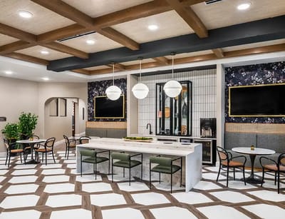 Interior common area with seating and decor