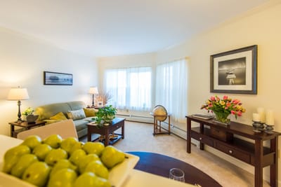 Cozy interior of a resident living space with decor