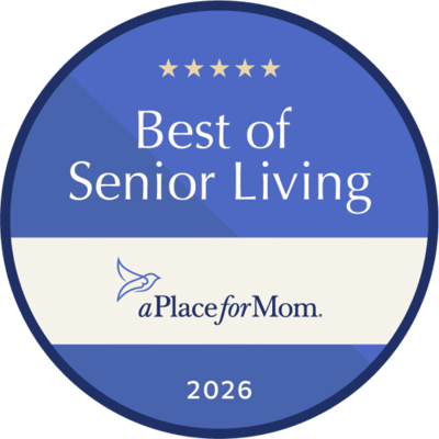 Best of Senior Living 2026 award seal