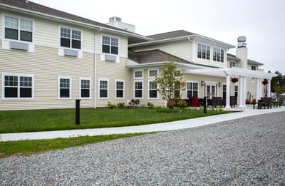 Exterior view of the assisted living facility building