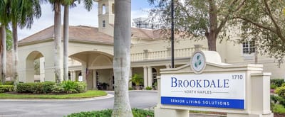 Exterior view of Brookdale North Naples facility