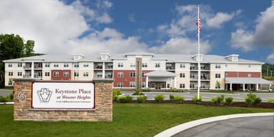 Exterior view of Keystone Place at Wooster Heights