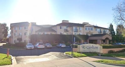 Exterior view of Carlton Senior Living building
