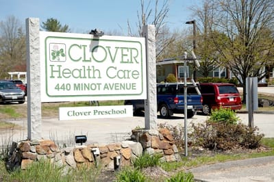 Signage for Clover Health Care facility