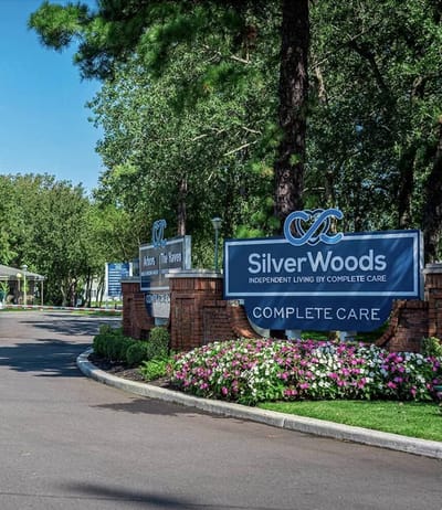Facility signage at Complete Care at Silverwoods
