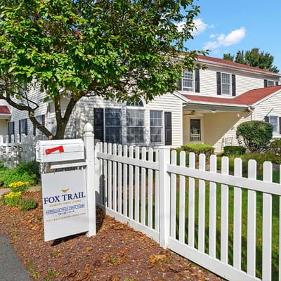 Exterior view of Fox Trail Memory Care Living building