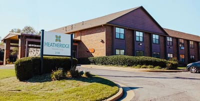 Exterior view of Heatheridge Assisted Living facility