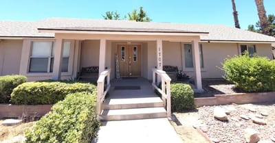 Exterior view of the entrance to Heaven Care Residential