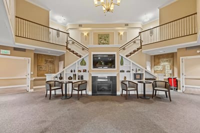 Interior common area with seating and decor