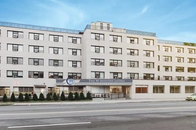 Exterior view of The W Assisted Living facility