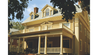 Elegant exterior view of a senior care facility.