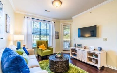 Cozy interior living area with comfortable seating