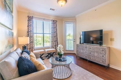 Cozy common area with comfortable seating and decor
