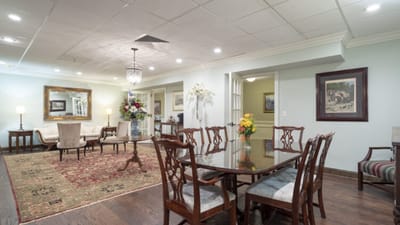 Interior common area with seating and decor