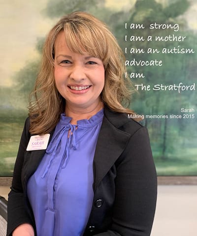 Staff member promoting advocacy and personal touch