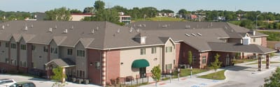 Exterior view of Richmont Terrace Assisted Living facility