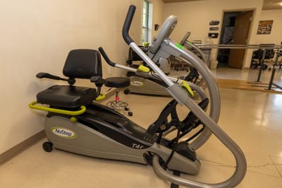 NuStep exercise machine in a rehabilitation room