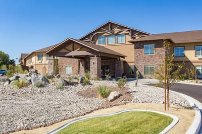 Exterior view of Volante Senior Living facility