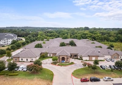 Aerial view of Volante Senior Living facility
