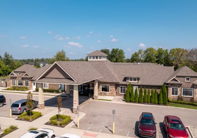 Exterior view of Volante Senior Living facility