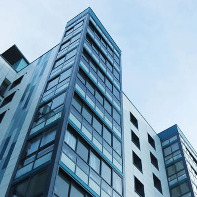 Exterior view of a modern building.