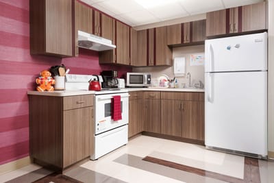 Modern kitchen area in a facility
