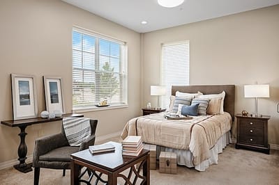 Cozy private resident room with natural light