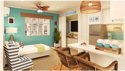 Bright interior of a modern living space