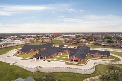Aerial view of the Advanced Health and Rehabilitation Center