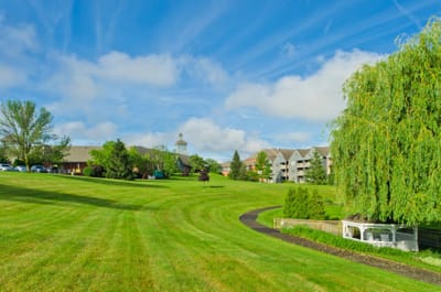 Scenic view of Asbury Springhill's outdoor space