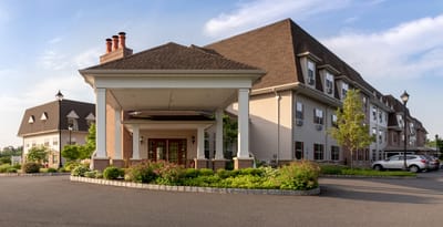 Front entrance of the Bridgeway Care and Rehabilitation Center
