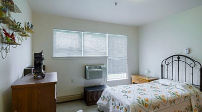 Cozy private resident room with a sunny window