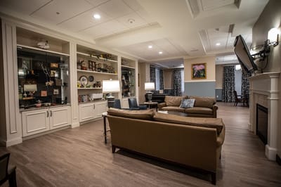Interior common area with seating and decor