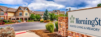 Exterior view of MorningStar Assisted Living facility
