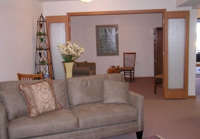 Cozy common area with comfortable furniture