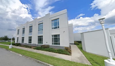 Exterior view of a senior living facility