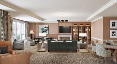 Interior common area with seating and decor