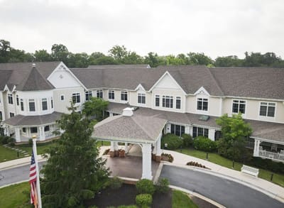 Exterior view of Sunrise of Wilmington facility entrance