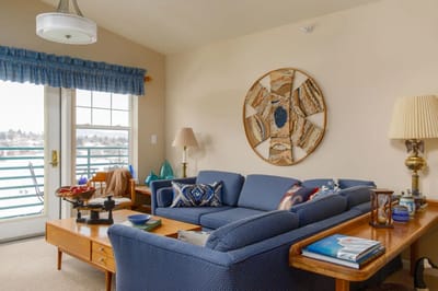 Cozy common area with seating and decor