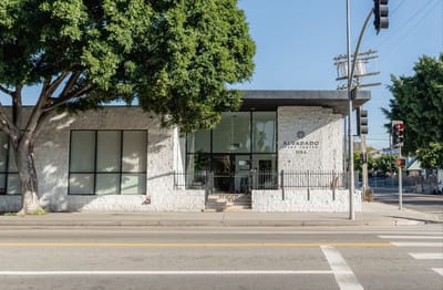 Exterior view of Alvarado Care Center building