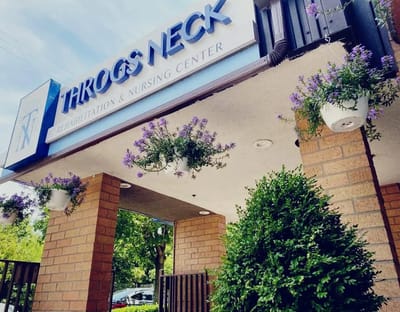 Entrance to Throgs Neck Rehabilitation & Nursing Center