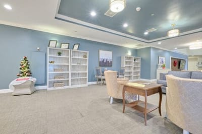 Interior common area with seating and decor