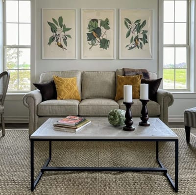 Bright and inviting common area with comfortable furniture