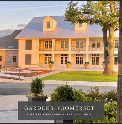 Exterior view of Gardens of Somerset facility