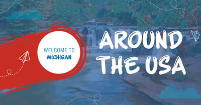 Graphic design featuring water and text