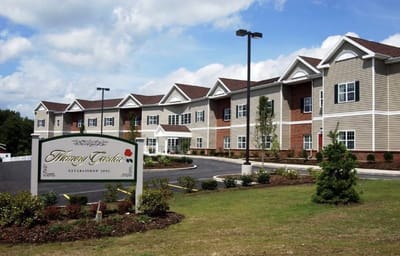 Exterior view of Memory Garden assisted living facility