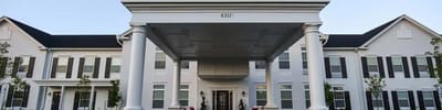 Exterior view of Traditions at Brookside building entrance
