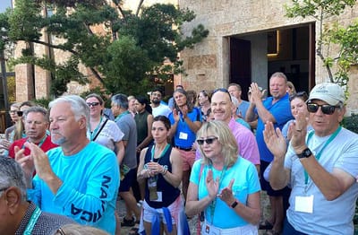 Right at Home – Sioux Falls, home care in Sioux Falls, SD — Crowd of people clapping at an outdoor event